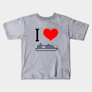 I Love Cruising Kids T-Shirt